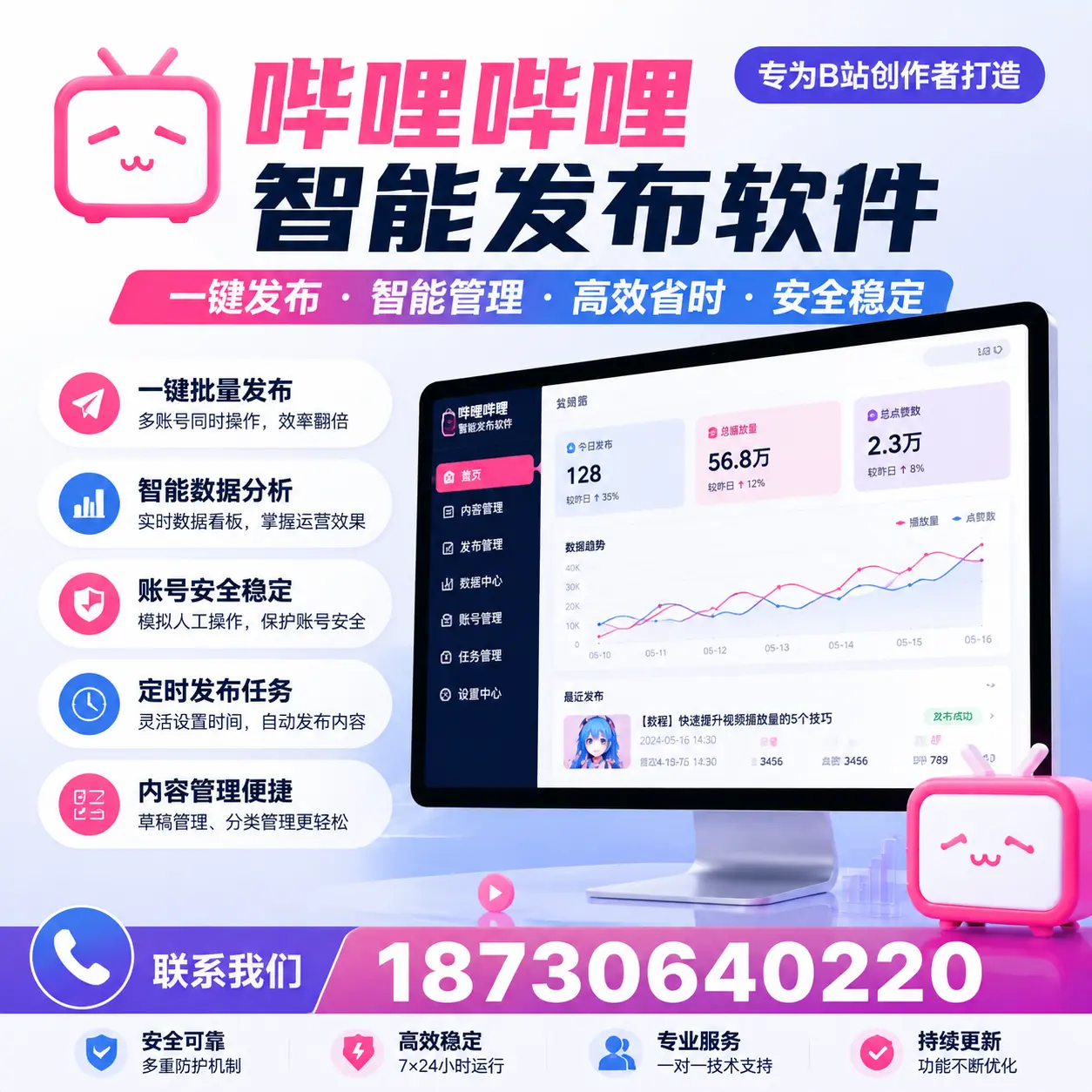 如何选择适合的哔哩哔哩智能发布软件？滨州 用户必看